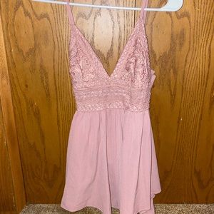 Dusty Pink Romper